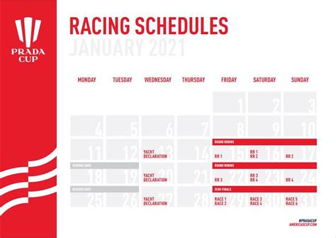 prada cup schedule est|america cup racing schedule.